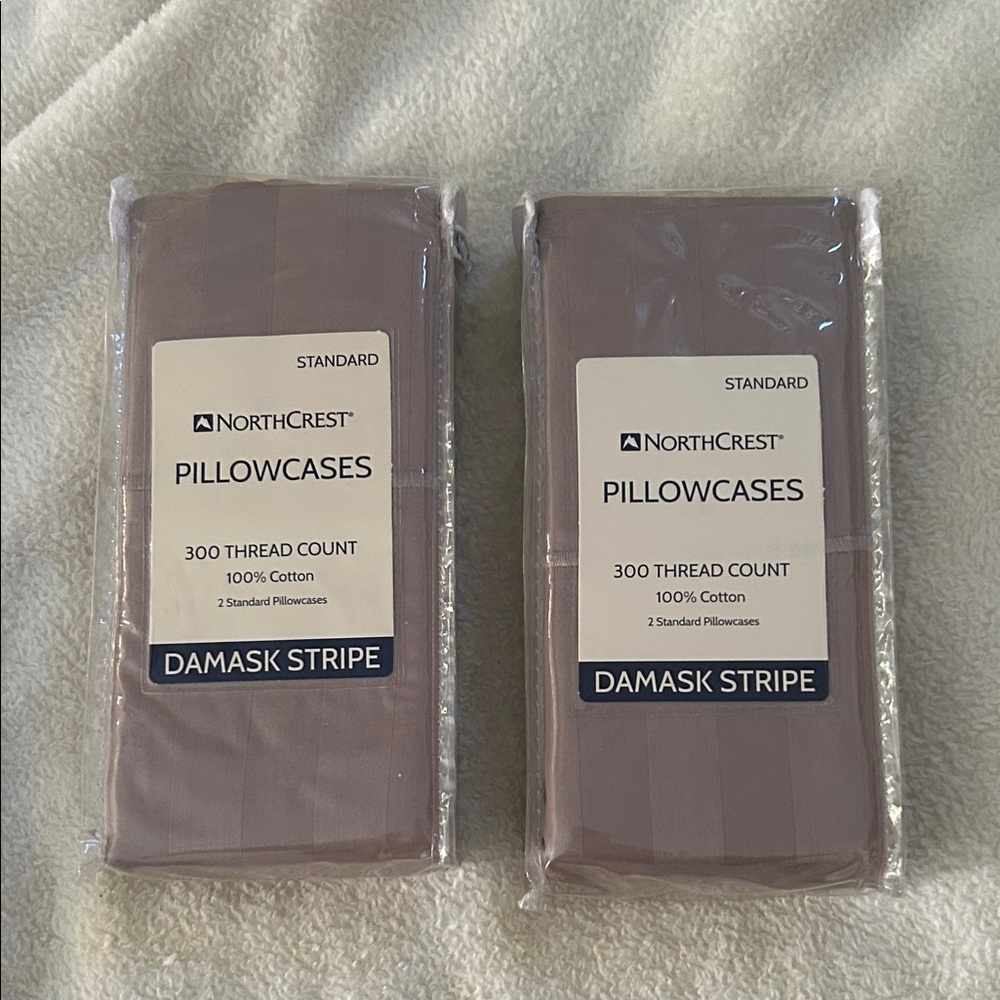 Northcrest Damask Stripe Pillowcases